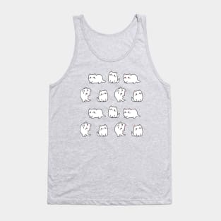 Cut funny cat set. Tank Top